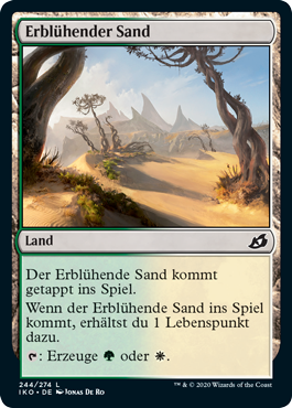 Erblühender Sand