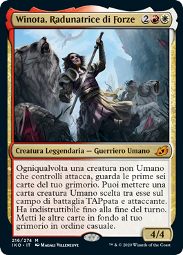 Winota, Radunatrice di Forze