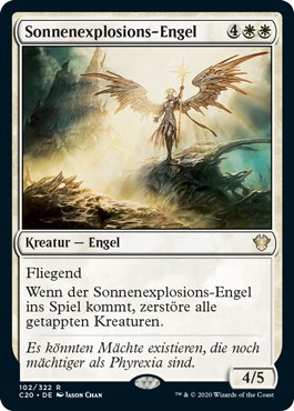 Sonnenexplosions-Engel