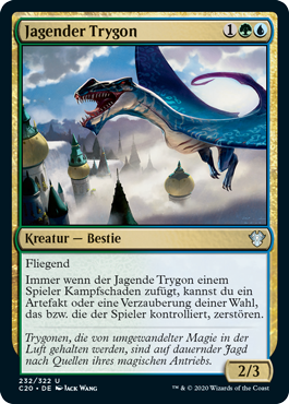 Jagender Trygon