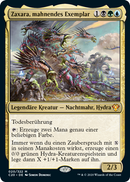 Zaxara, mahnendes Exemplar