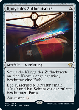 Klinge des Zufluchtsorts