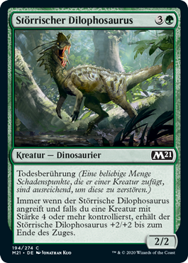 Störrischer Dilophosaurus