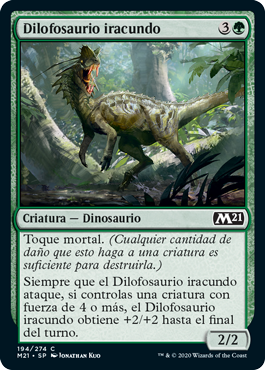 Dilofosaurio iracundo