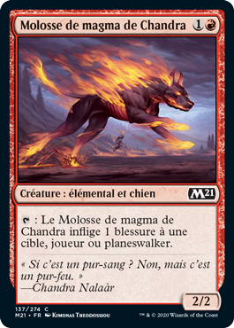 Molosse de magma de Chandra