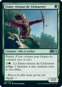 Franc-tireuse de Cielouvert