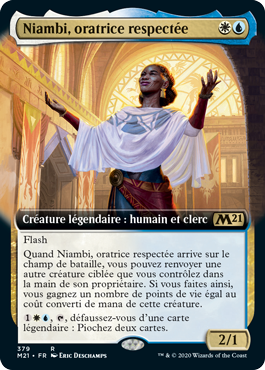 Niambi, oratrice respectée