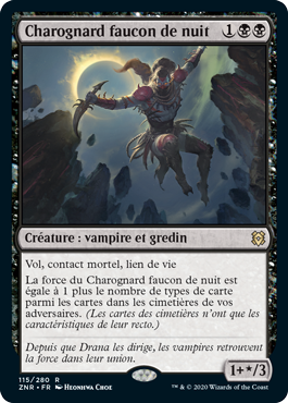 Charognard faucon de nuit