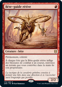 Bête-guide rétive