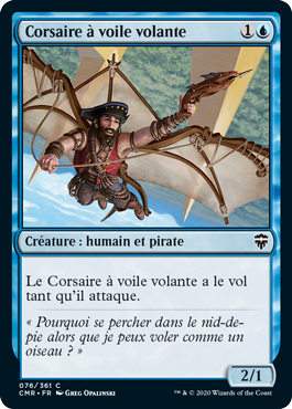 Corsaire à voile volante