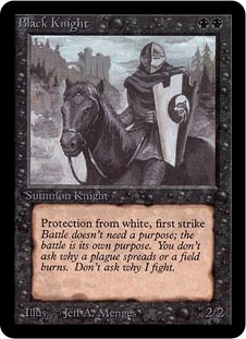 ships w/ tracking Details about   MTG 1x Revised black uncommon HP German FBB Black Knight 