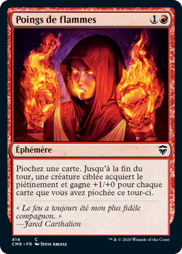 Poings de flammes