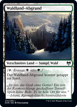 Waldland-Abgrund