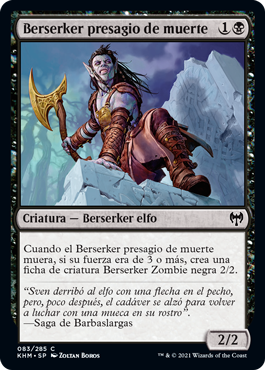 Berserker presagio de muerte