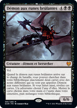 Démon aux runes brûlantes