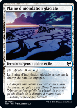 Plaine d'inondation glaciale