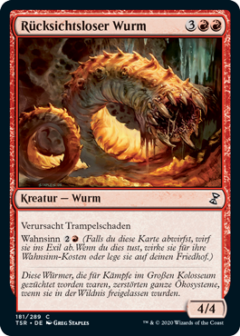 Rücksichtsloser Wurm