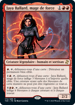 Jaya Ballard, mage de force