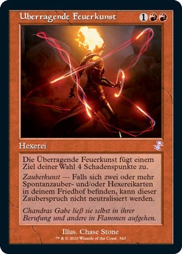 Überragende Feuerkunst