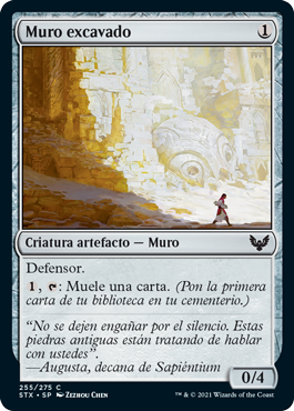 Muro excavado