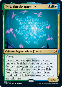 Ésix, flor de fractales