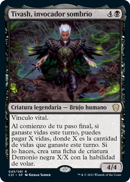 Tívash, invocador sombrío