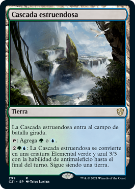 Cascada estruendosa