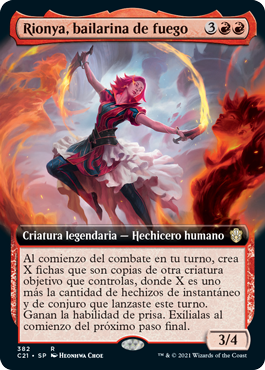 Rionya, bailarina de fuego