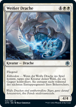 Weißer Drache