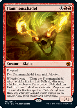 Flammenschädel