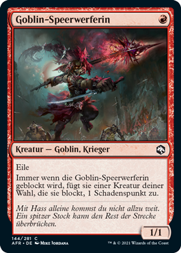 Goblin-Speerwerferin