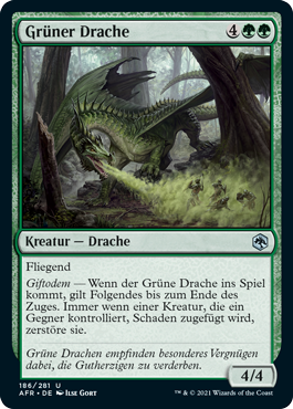 Grüner Drache