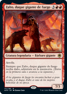 Zalto, duque gigante de fuego