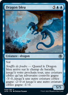 Dragon bleu