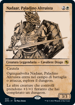 Nadaar, Paladino Altruista