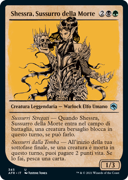 Shessra, Sussurro della Morte