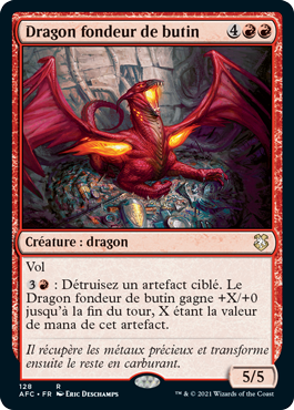 Dragon fondeur de butin