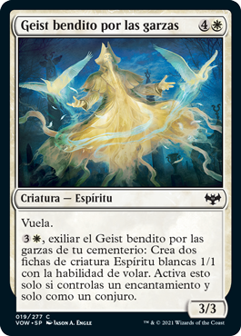 Geist bendito por las garzas