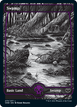 magic the gathering swamp art