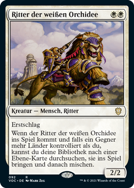 Ritter der weißen Orchidee