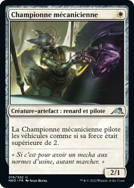 Championne mécanicienne