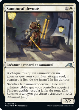 Samouraï dévoué