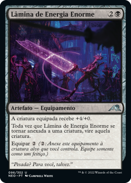 Lâmina de Energia Enorme