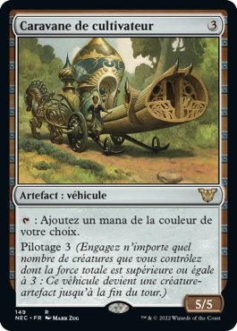 Caravane de cultivateur