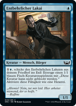 Entbehrlicher Lakai (Streets of New Capenna) - Gatherer - Magic: The  Gathering