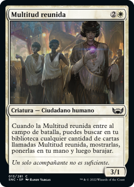 Multitud reunida