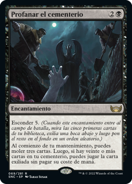 Profanar el cementerio