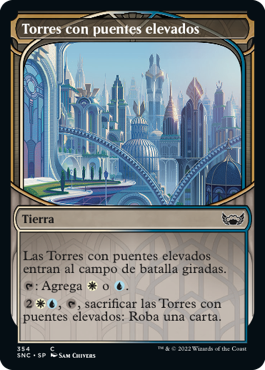 Torres con puentes elevados