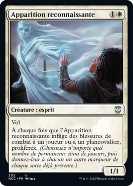 Apparition reconnaissante