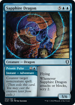 Sapphire Dragon (Psionic Pulse)